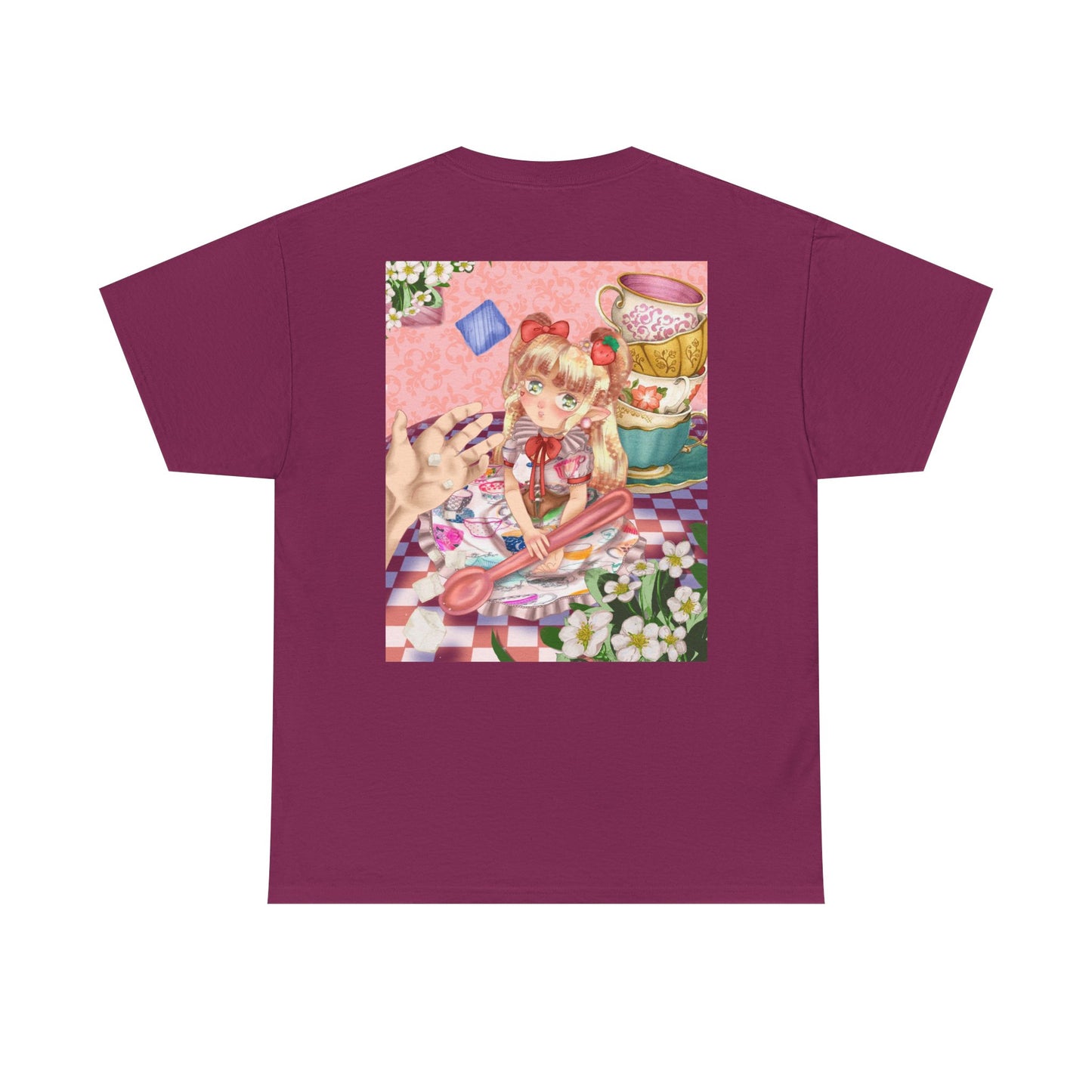 Cute Anime Tea Fariy Unisex Heavy Cotton Tee