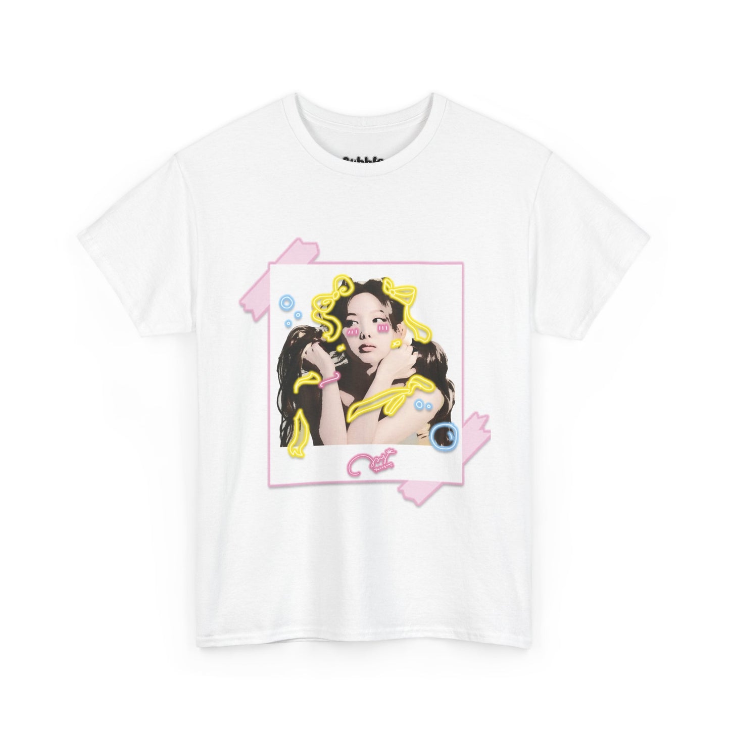 Nayeon Twice Glow Polaroid Unisex Heavy Cotton Tee