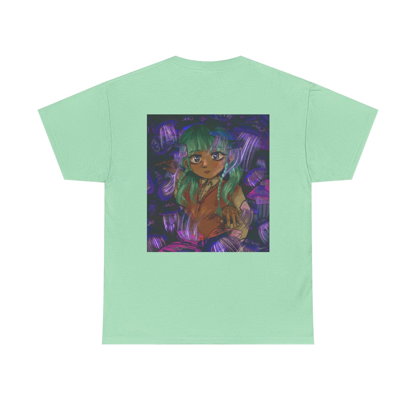 Jellyfish Girl Unisex Heavy Cotton Tee