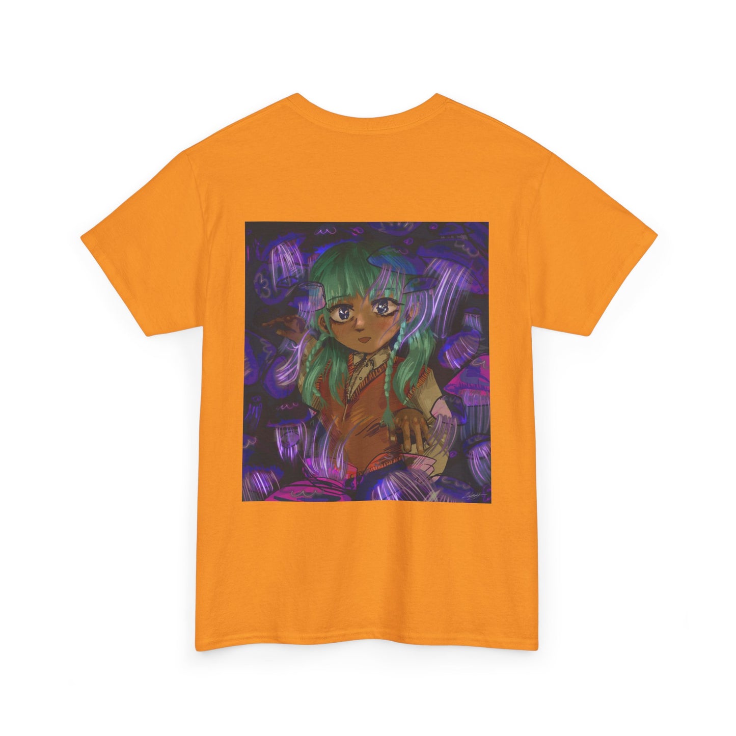 Jellyfish Girl Unisex Heavy Cotton Tee