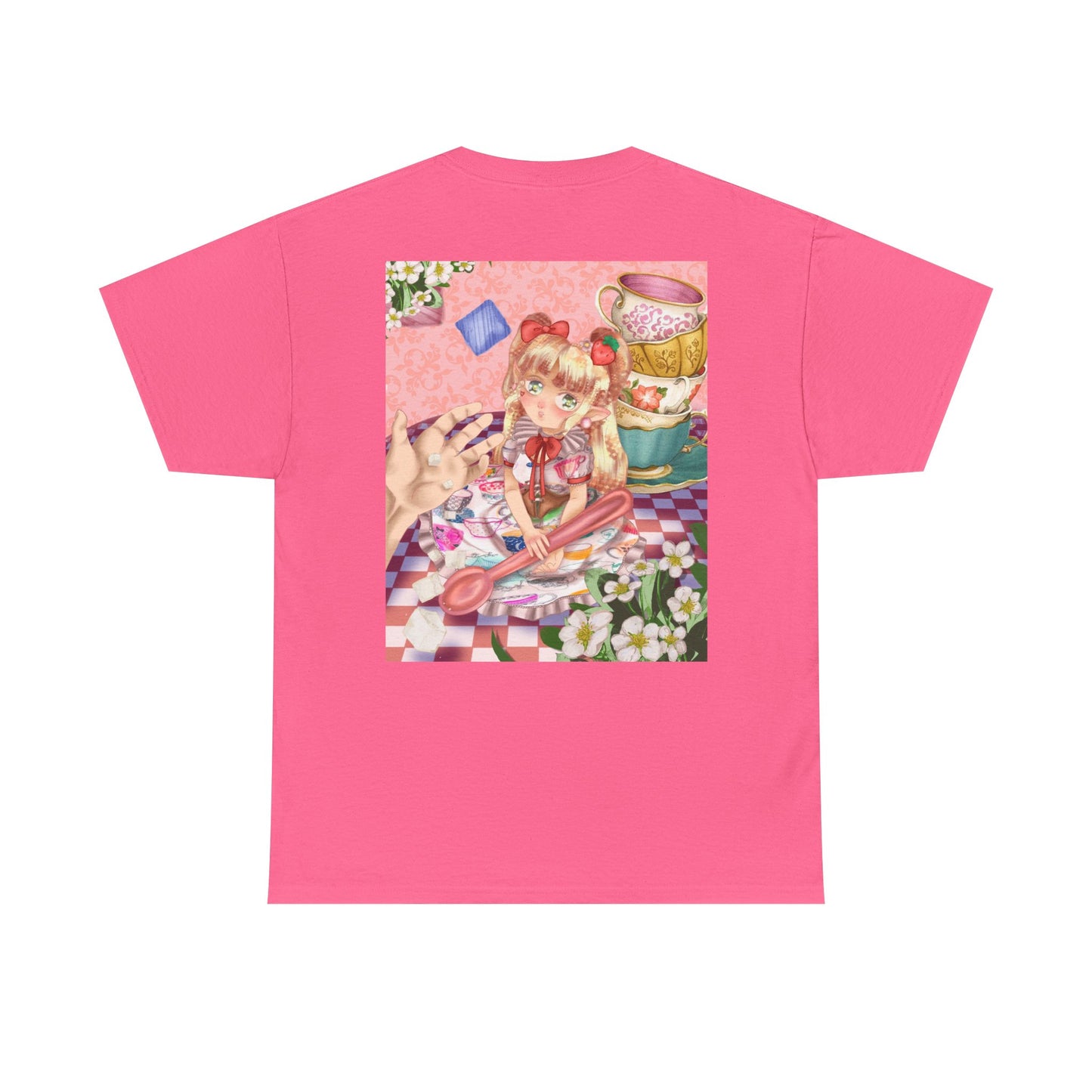 Cute Anime Tea Fariy Unisex Heavy Cotton Tee