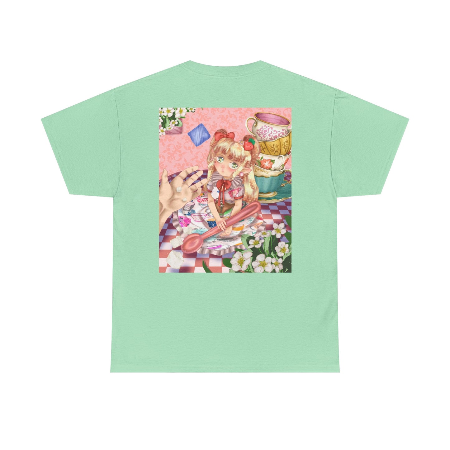 Cute Anime Tea Fariy Unisex Heavy Cotton Tee