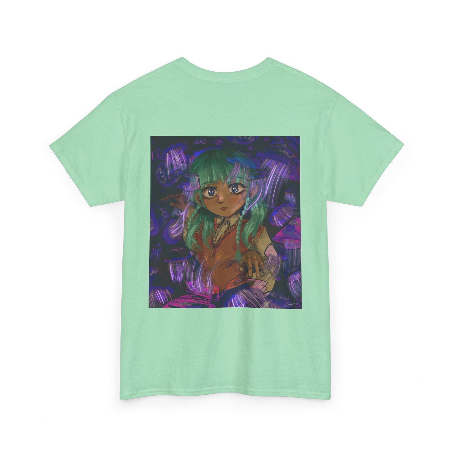 Jellyfish Girl Unisex Heavy Cotton Tee