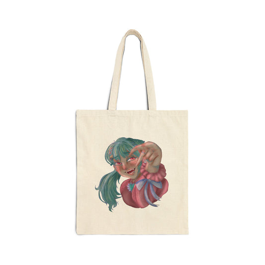 Cute Anime Cotton Canvas Tote Bag